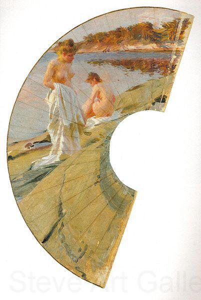 Anders Zorn Les baigneuses Spain oil painting art